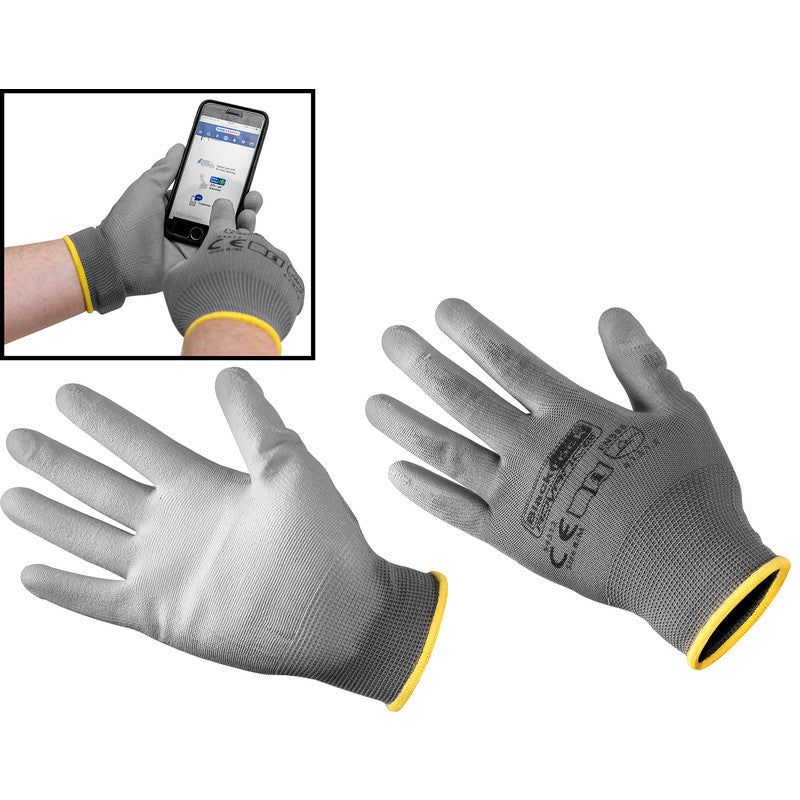 Blackrock 54312 Smart Touch Work Gloves PU Coated Touchscreen Friendly