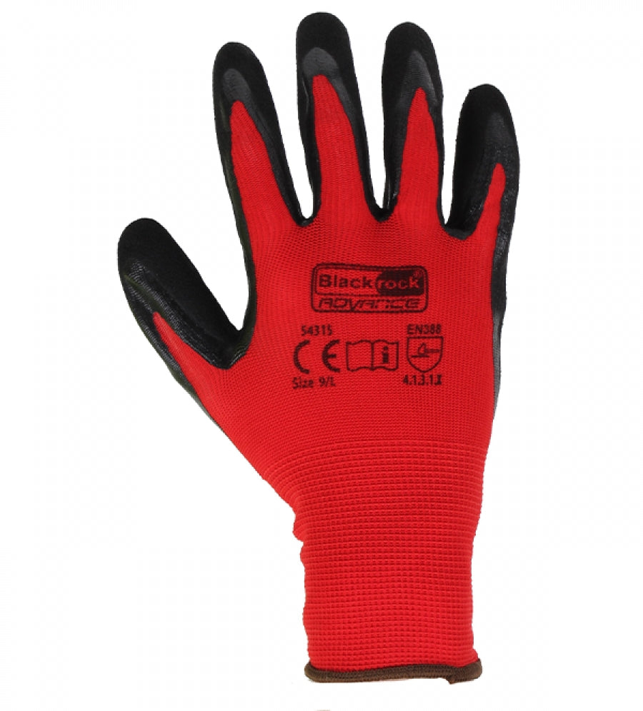 Blackrock 54315 GripMax Work Gloves Nitrile Palm Coating