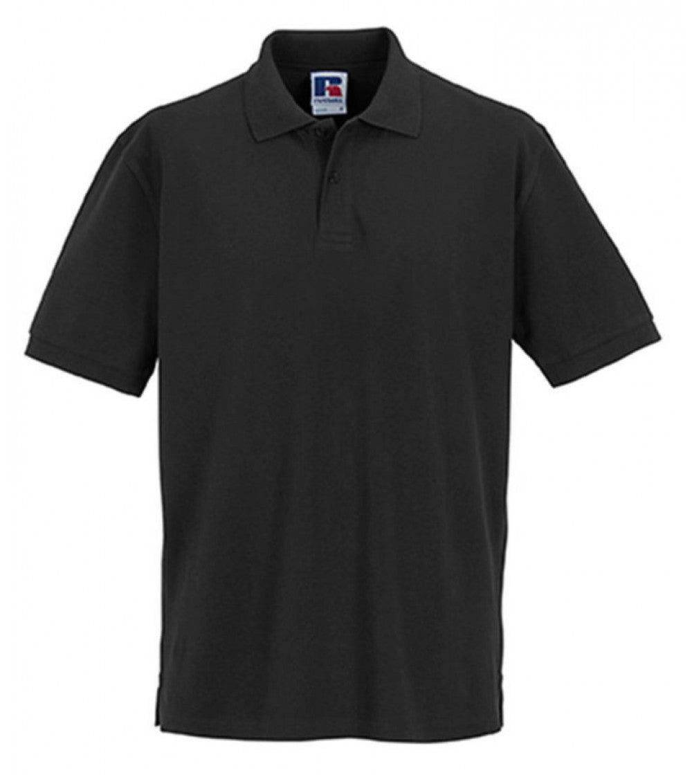 Russell 569M Men Classic Oxford Polo Shirt Short Sleeve Black Size 2XL