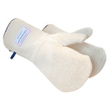 Polyco Bakers Mitt Heat Resistant Oven Mittens 40cm White