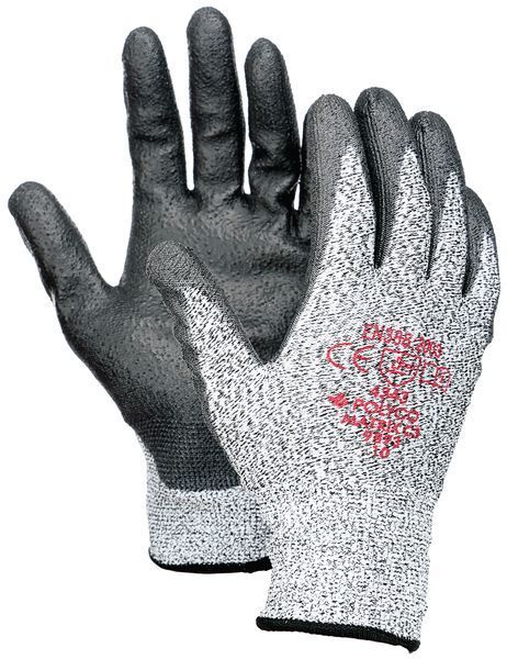 Polyco Matrix C3 Seamless Cut 3 Resistant Glove Polyurethane Palm Coating Grey