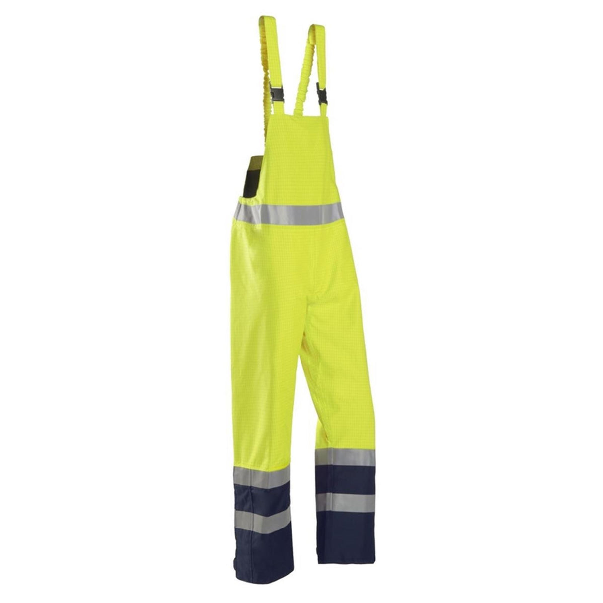 Sioen 6133 Brisbane Men Flame Retardant Hi Vis Bib & Brace Waterproof Trousers, Size - M