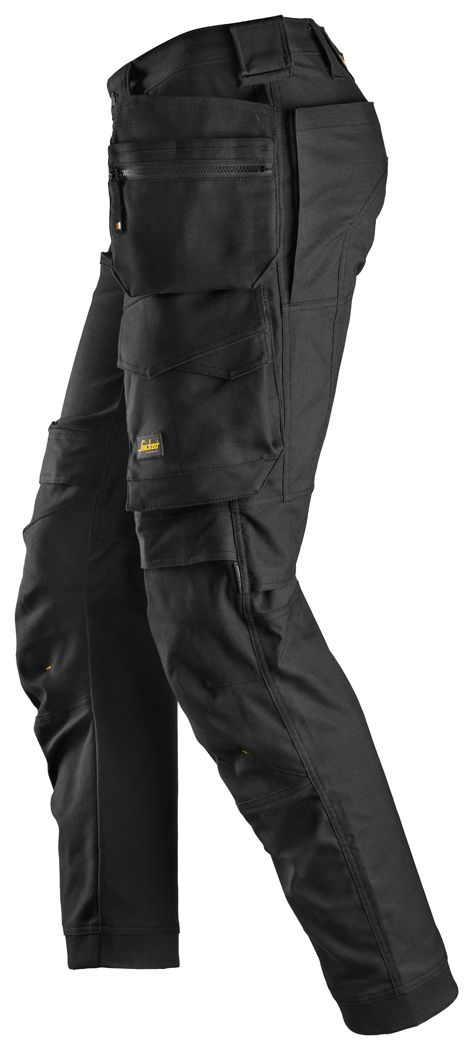 Snickers 6270 Allround Men Work Trousers Holster Pockets Black Size 36