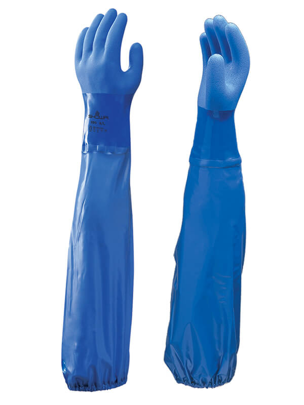 Showa 690 PVC Chemical Oil Resistant Long Sleeve Glove