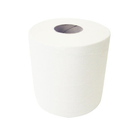 Newcel Paper 7042 White Centrefeed Rolls 6 Pack