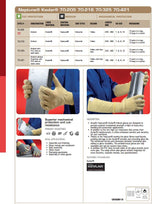Ansell 70-325 Neptune Kevlar Cut 3 PVC Dots Extra Grip Cut Resitant Glove