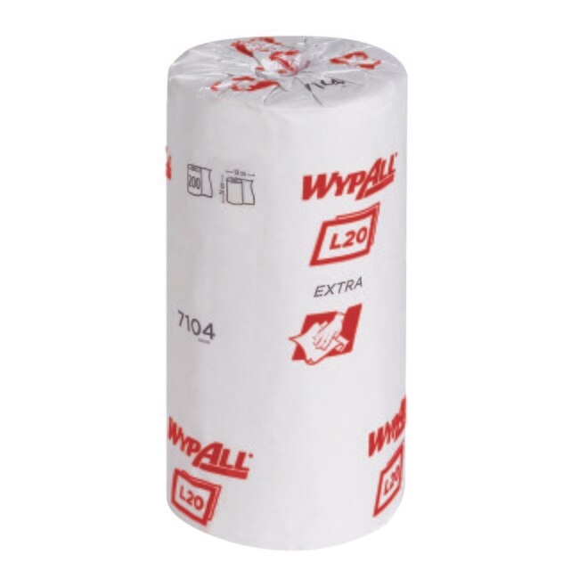 Kimberly Clark WypAll™ L10 Paper Wipes Roll of 200 - 12 Pack