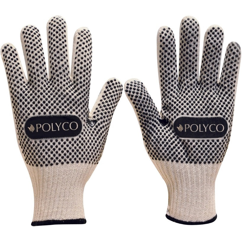 Polyco 730 Firmadot PVC Dot Coated Knitted Work Gloves White