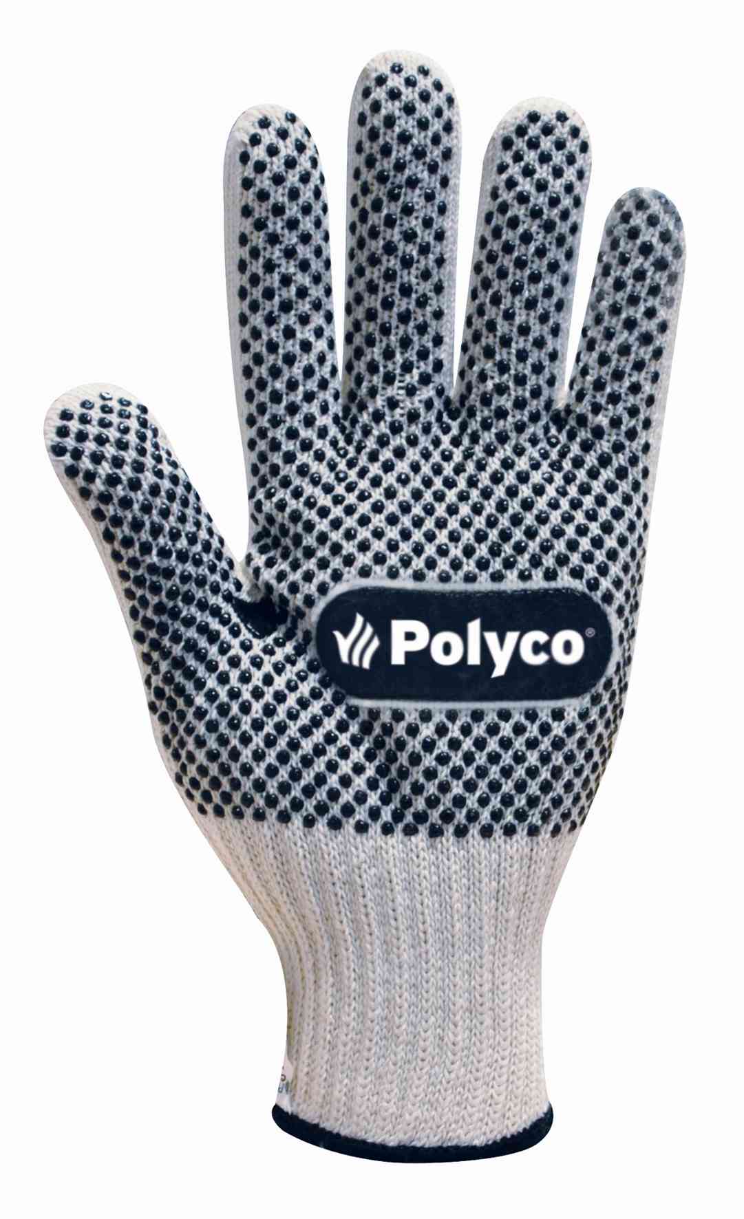 Polyco 730 Firmadot PVC Dot Coated Knitted Work Gloves White