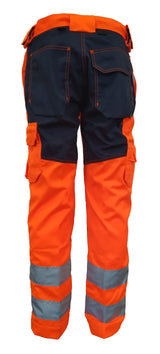 Helly Hansen 76490 Bridgewater Service Pants Hi Vis Orange/Navy