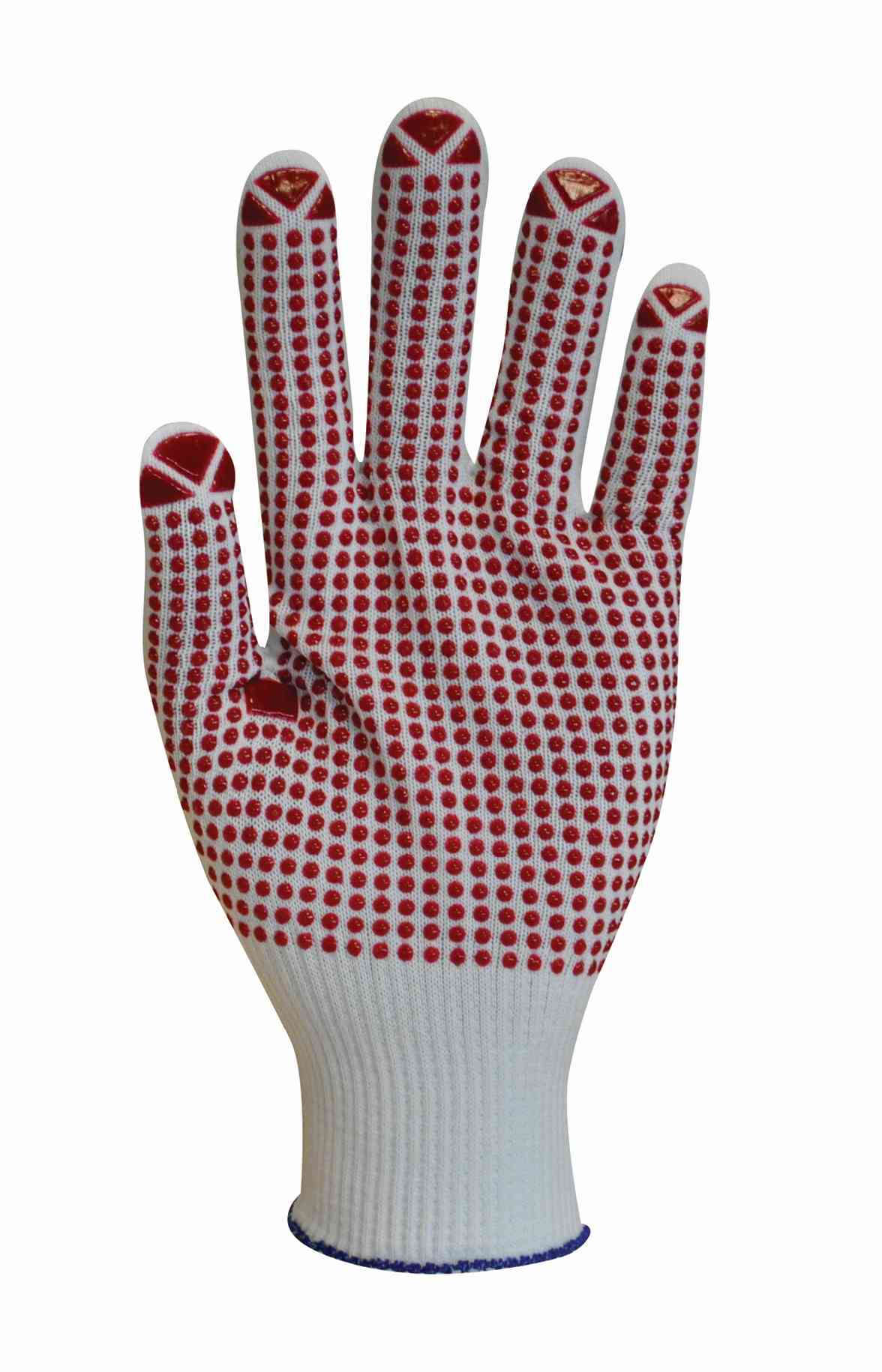 Polyco 766 Inspec Grip Nylon Seamless Inspection Gloves PVC Dots