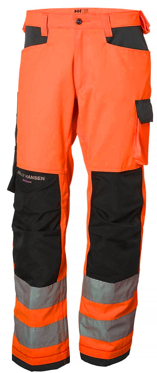 Helly Hansen 77411 Alna High Visibility Work Trousers Kneepad Pockets