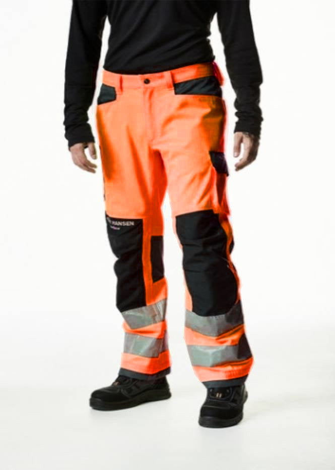 Helly Hansen 77411 Alna High Visibility Work Trousers Kneepad Pockets