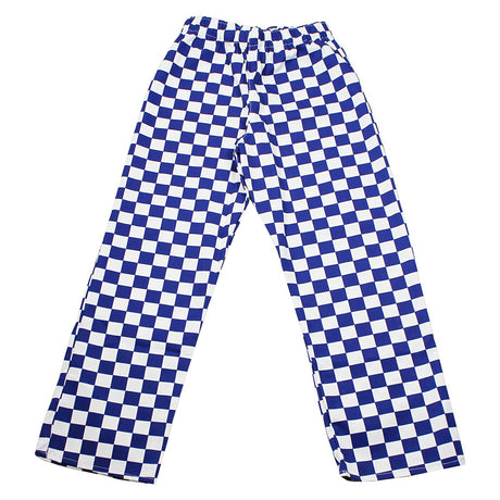 Chef Trousers XUCT0050 100% Cotton Big Blue & White Check
