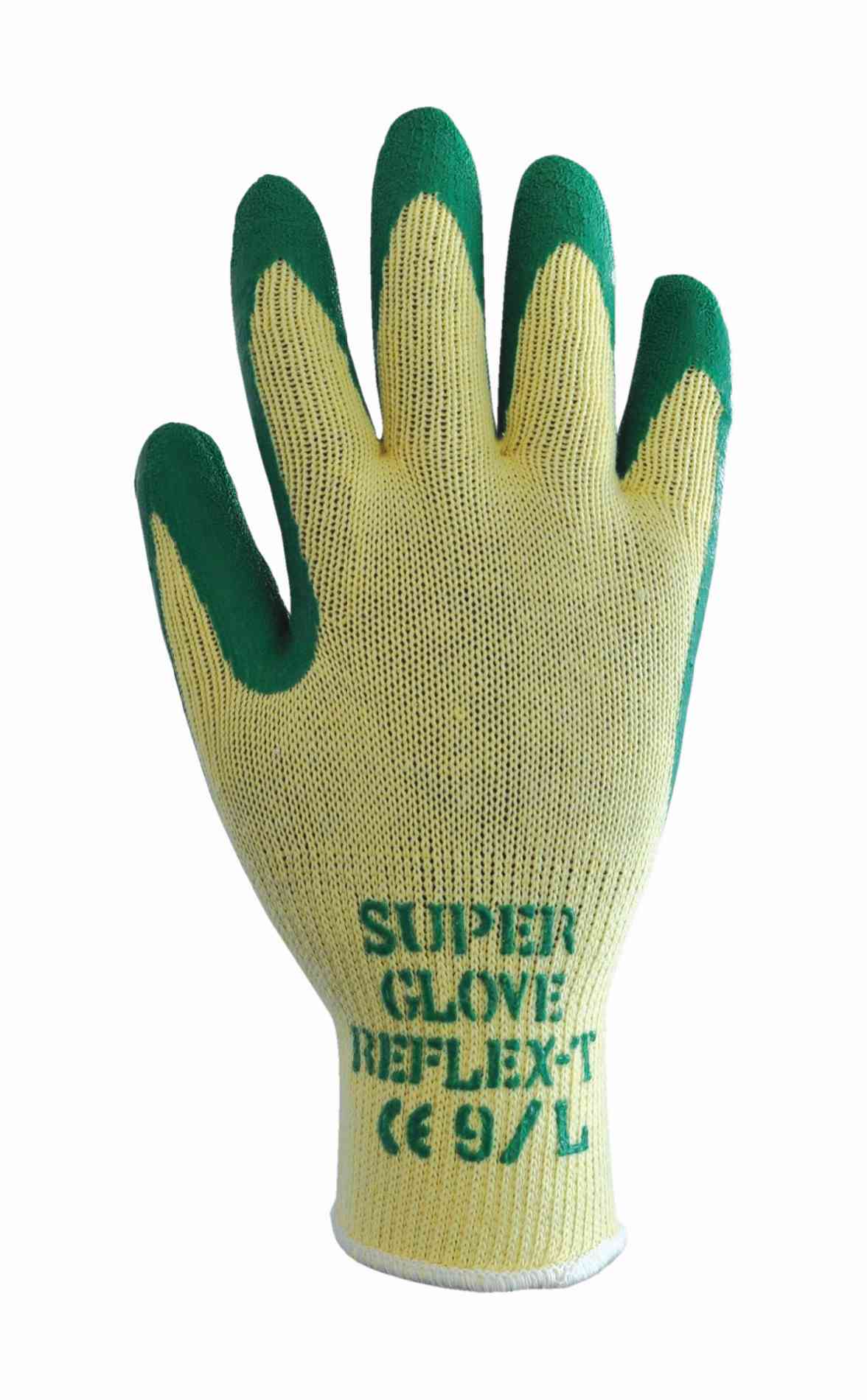 Polyco 861 Reflex T Men Work Gloves Latex Coating General Handling