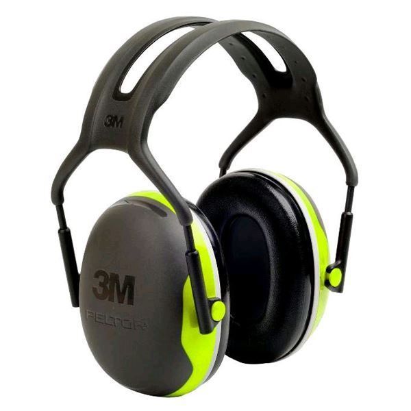 3M Peltor X4A Ear Defenders 33dB SNR Headband Green