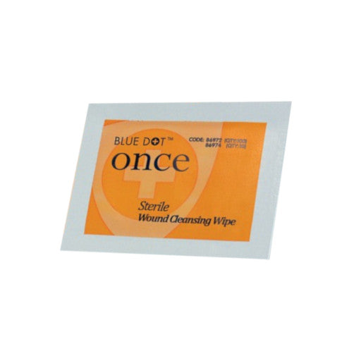 Blue Dot® 86974 Once Sterile Saline Wound Cleansing Wipe