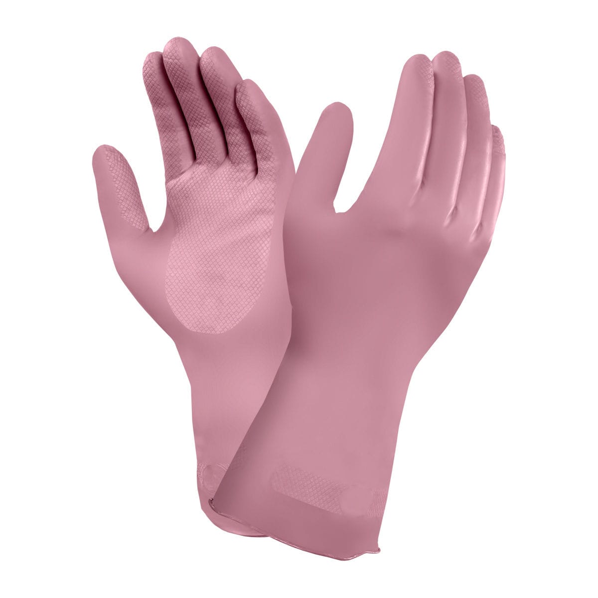 Ansell 87-196 Econohands Plus Latex Gauntlets Pink Size 10 – Pack of 12
