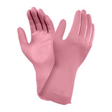 Ansell 87-196 Econohands Plus Latex Gauntlets Pink Size 10 – Pack of 12