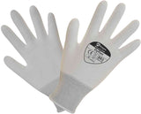 Polyco 882 Dyflex Dyneema Work Gloves Level B Cut Resistant PU Coating White