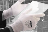 Polyco 882 Dyflex Dyneema Work Gloves Level B Cut Resistant PU Coating White