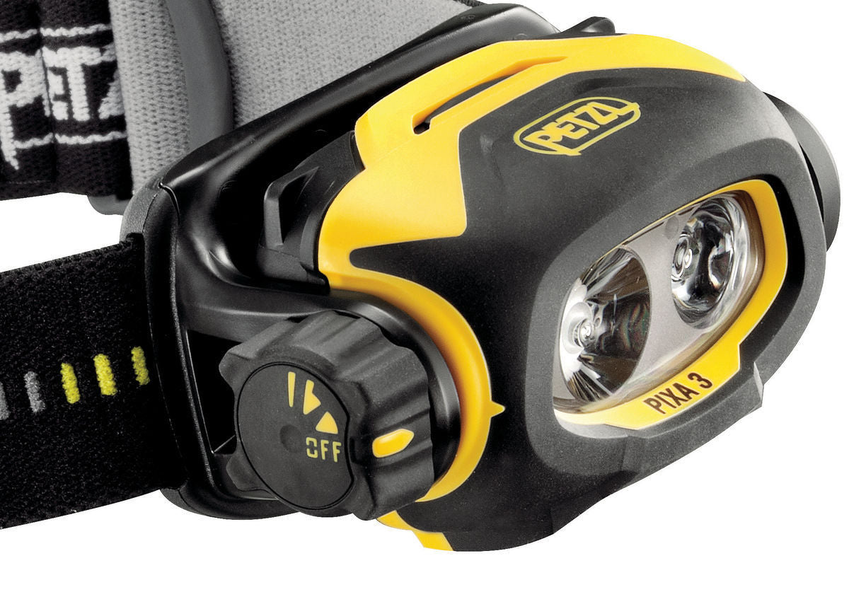Petzl Pixa 3 ATEX Led Head Torch Waterproof Dual Beam E78CHB