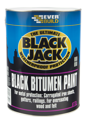 Everbuild 901 Black Bitumen Paint 2.5 L