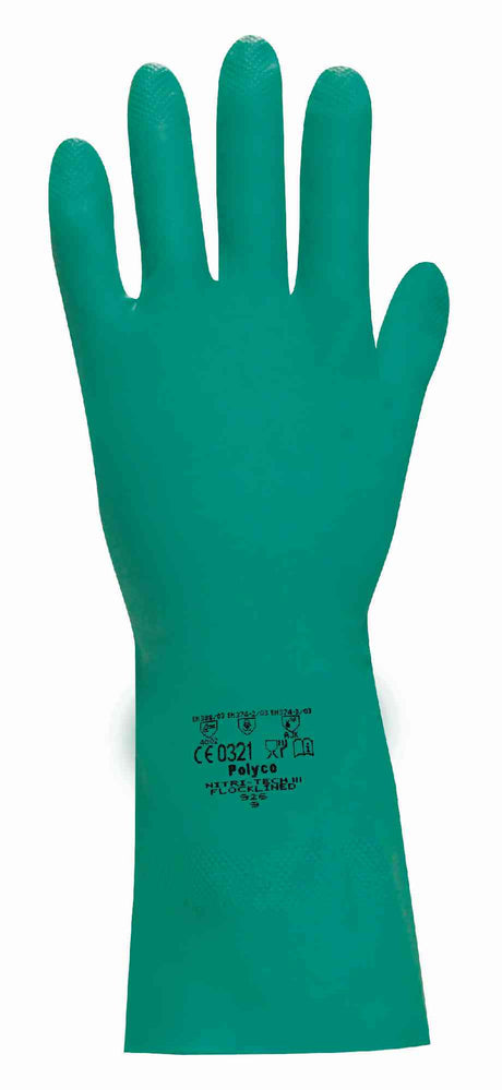 Polyco Nitri-Tech III Nitrile Synthetic Rubber Gauntlets