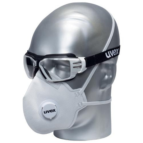 Uvex Pheos CX2 Sonic Safety Goggles Polycarbonate Clear Lens