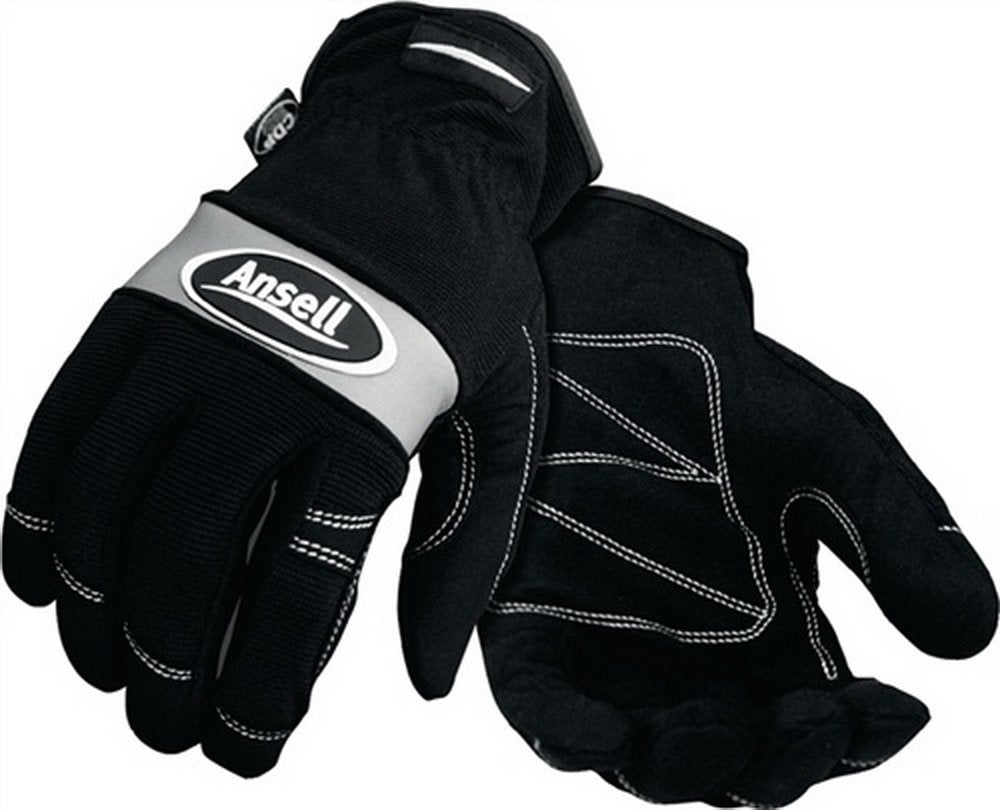 Ansell 97-506 Projex® Light Duty Work Gloves Leather Palm Black