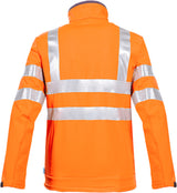 Sioen Genova 9833 Hi Vis Lightweight Windproof Softshell Jacket Orange