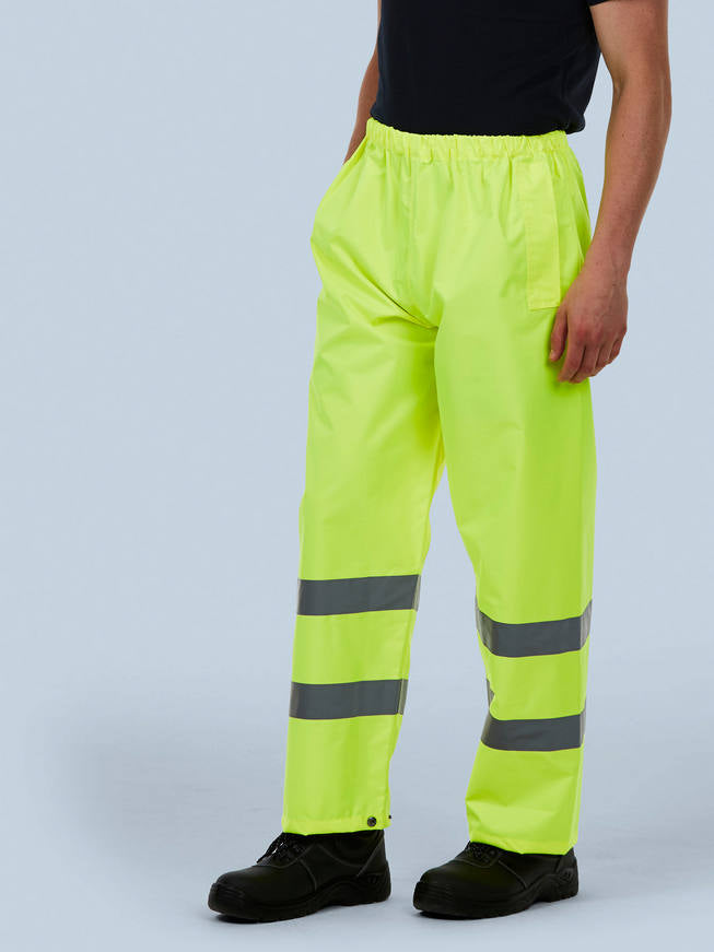 Uneek UC807 Men Hi Vis Waterproof Yellow Trousers, Size - XXL