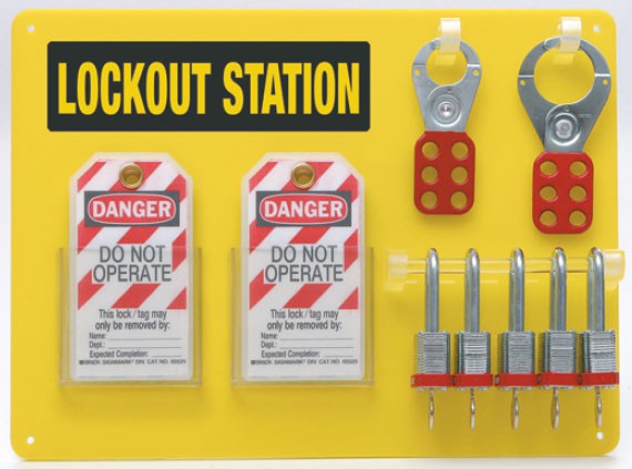 Brady 5-Lockout Board Station