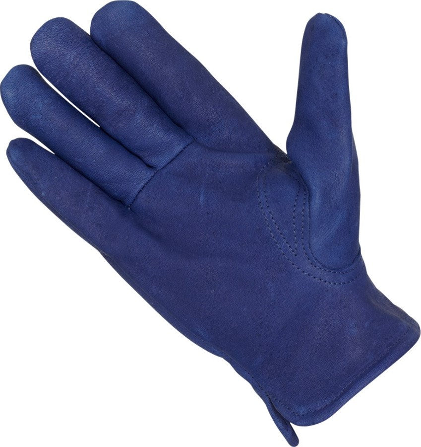 Arvello Navy Leather Driver Style Work Gloves EN 388