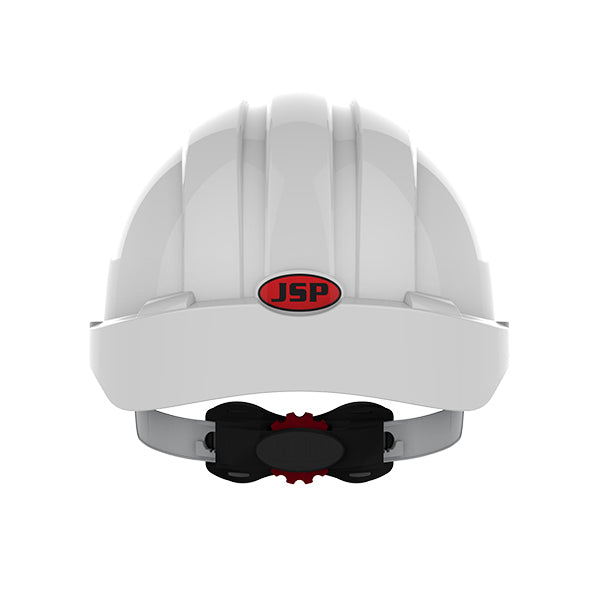 JSP EVO®3 Revolution® Safety Helmet Vented Wheel Ratchet White