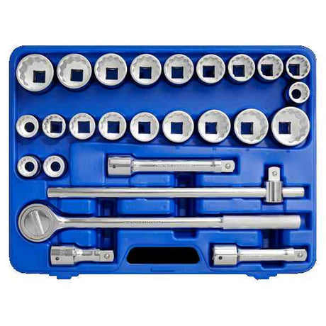 Sealey AK2582 Socket Set 26pc 3/4"Sq Drive 12pt WallDrive® - DuoMetric®