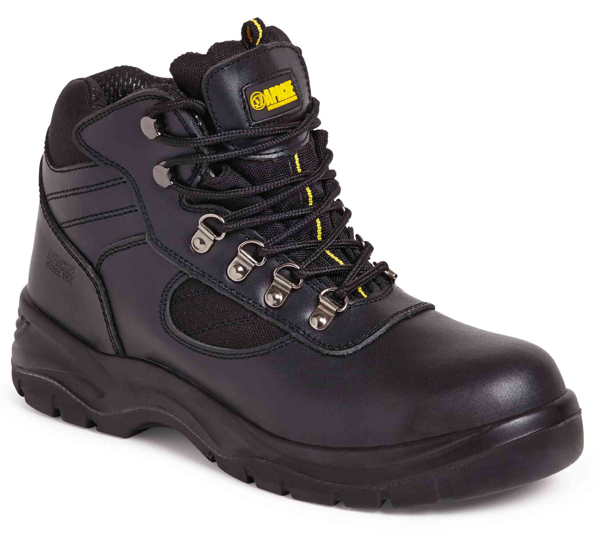 Apache Ap303 Black S3 SRC Steel Toe Cap Safety Hiker Boots