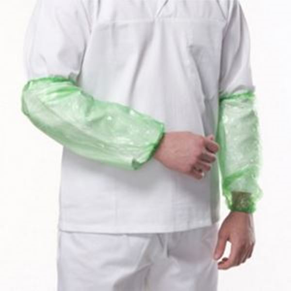 Evergrade Disposable Polythene Oversleeves Green Case of 2000