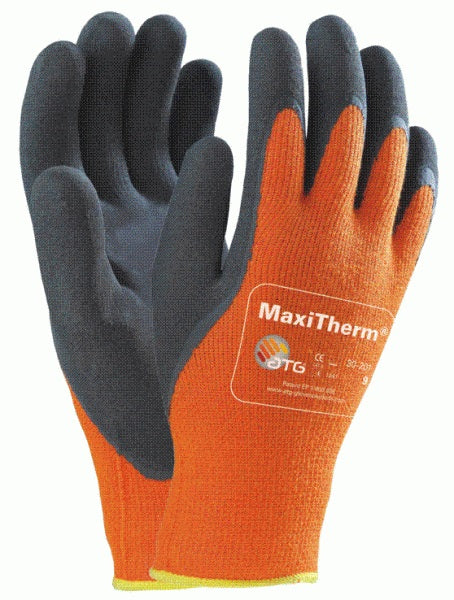 ATG MaxiTherm Latex Palm Coated 30-201 Gloves Insulated Non-Slip Grip Lined
