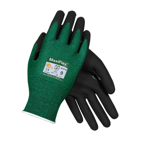 ATG 34-8743 MaxiFlex Cut Resistant Nitrile Foam Coating Work Gloves