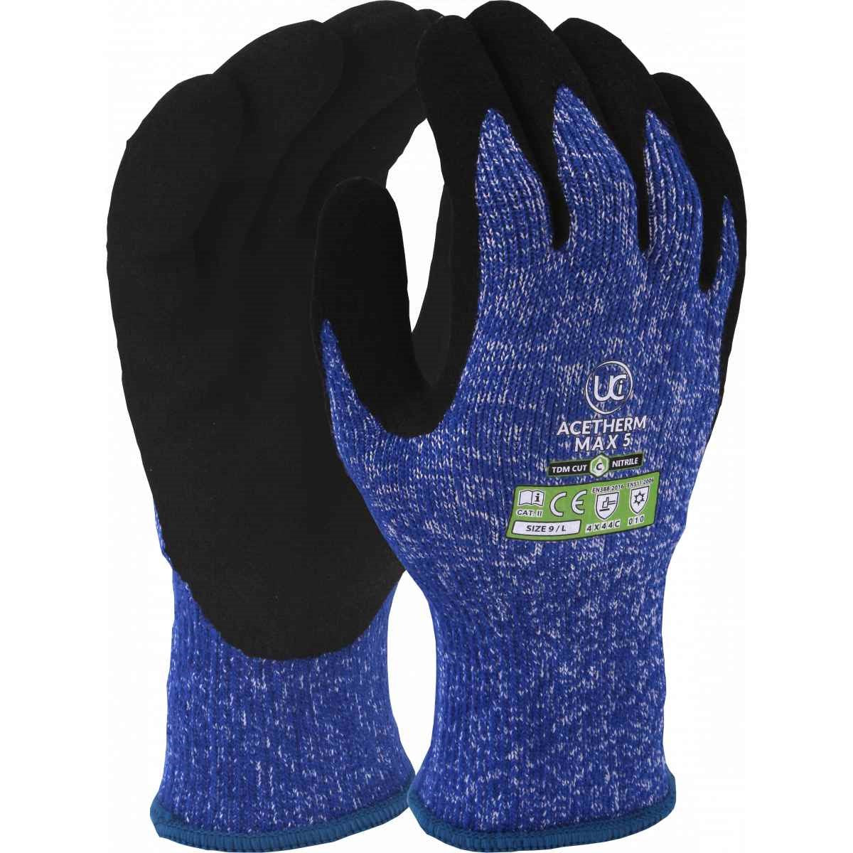 Ultimate Industrial Acetherm™ Max-5 Work Gloves Size 9