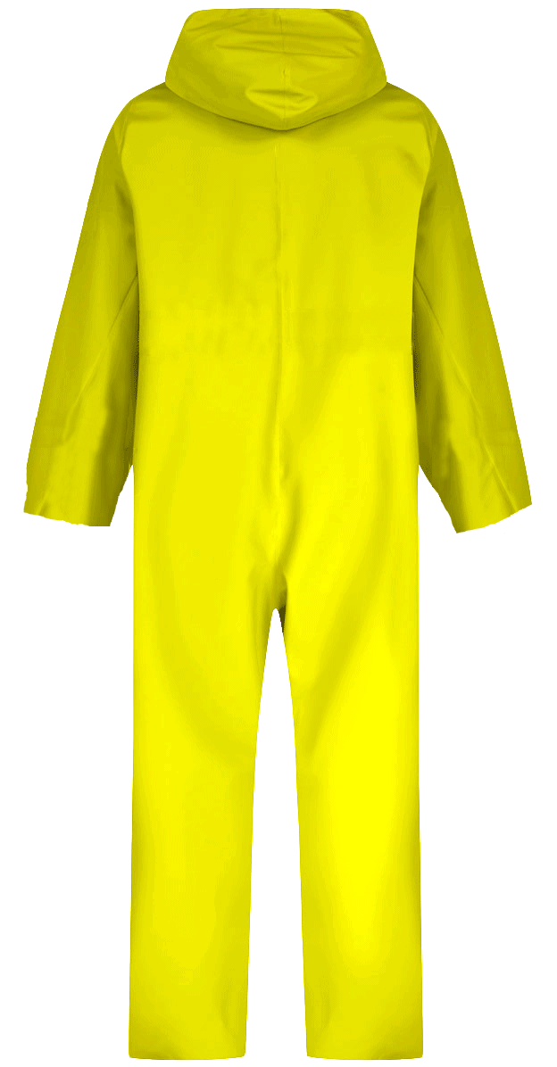 Alpha Solway CLBH Chemsol Lite Chemical Suit Protective Coverall Yellow Size - XL