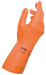 Mapa Industrial 299 Chemical Resistant Latex Gauntlets Size 10