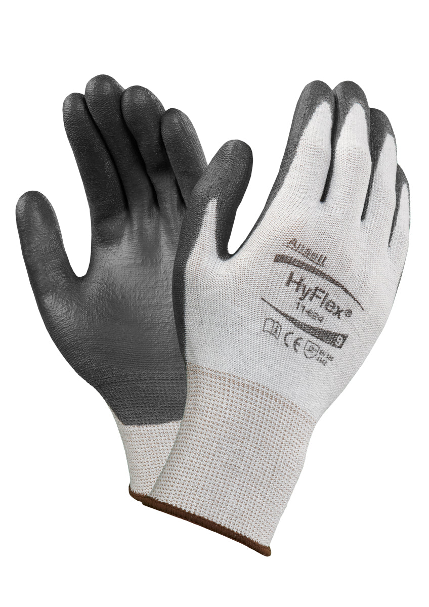 Ansell Hyflex 11-624 Dyneema Work Gloves Level 3 Cut Resistant Hand Protection