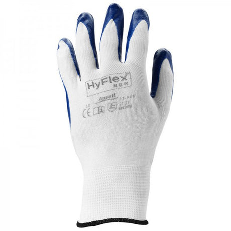 Ansell Marigold 11-900 Hyflex Work Gloves Oil Repellency &  Abrasion Resistant Nitrile Palm Coating