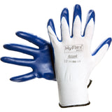 Ansell Marigold 11-900 Hyflex Work Gloves Oil Repellency &  Abrasion Resistant Nitrile Palm Coating