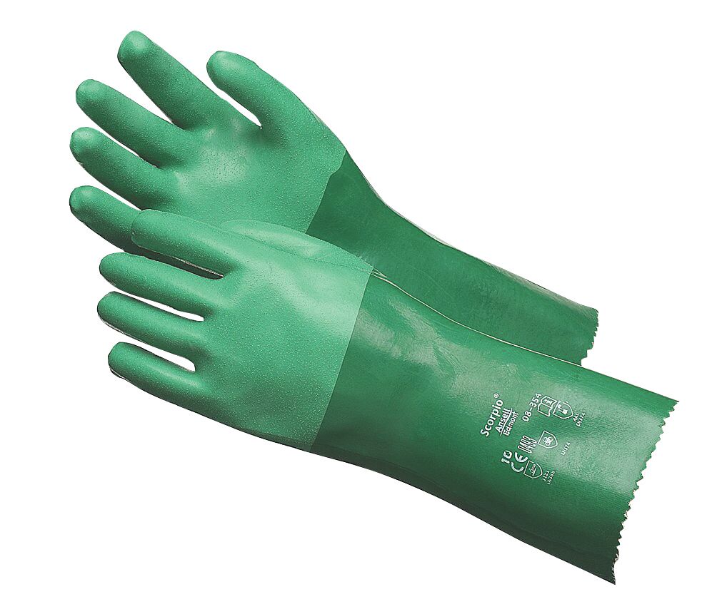 Ansell AlphaTec 08-354 Scorpio Neoprene Gauntlets Chemical Protection 35cm - 14''