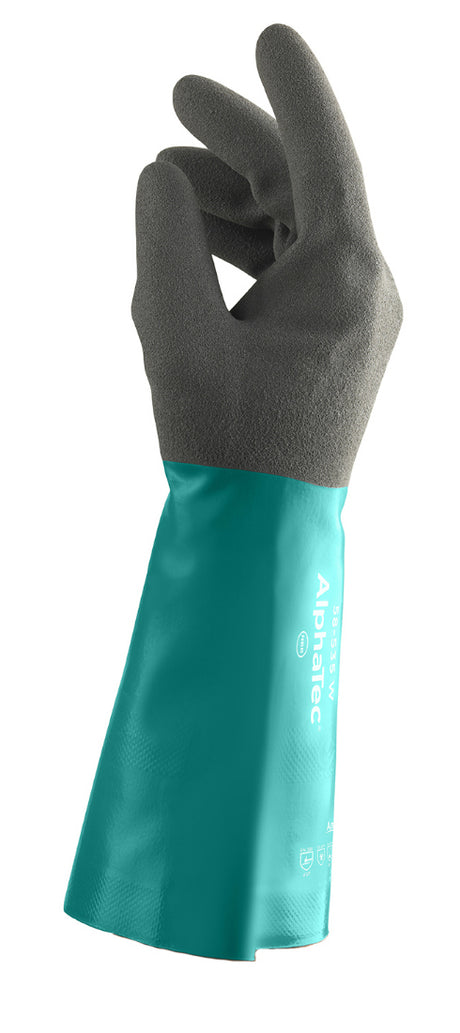 Ansell 58-535W AlphaTec Chemical Resistant Gauntlets