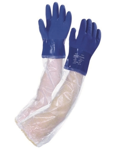 Marigold P57B 32cm Extended Sleeve Chemical Protection Soft PVC Gauntlet