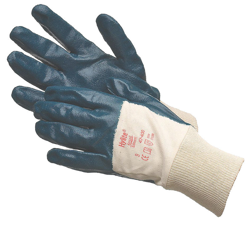 Ansell ActivArmr Hylite 47-400  Work Gloves ¾ Nitrile Coating Hand Protection